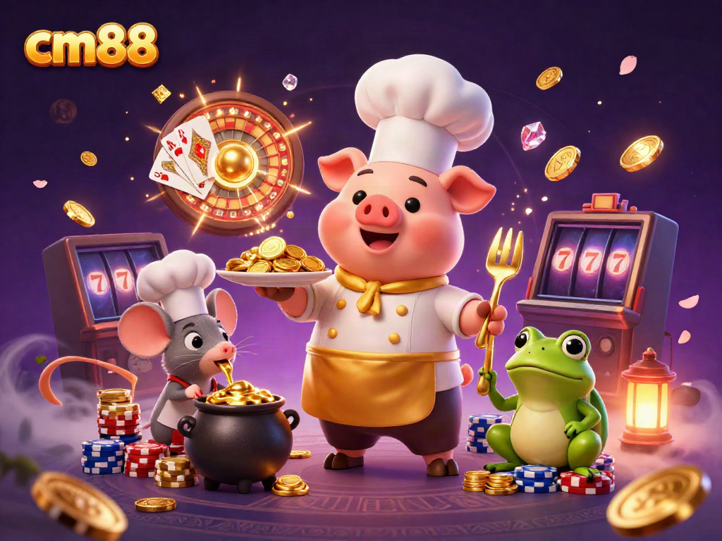 Experience thrilling winnings at cm88 with colorful coins, games, and delightful characters!