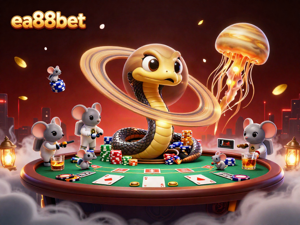 Experience cosmic gaming thrills with ea88bet at a galactic roulette wheel
