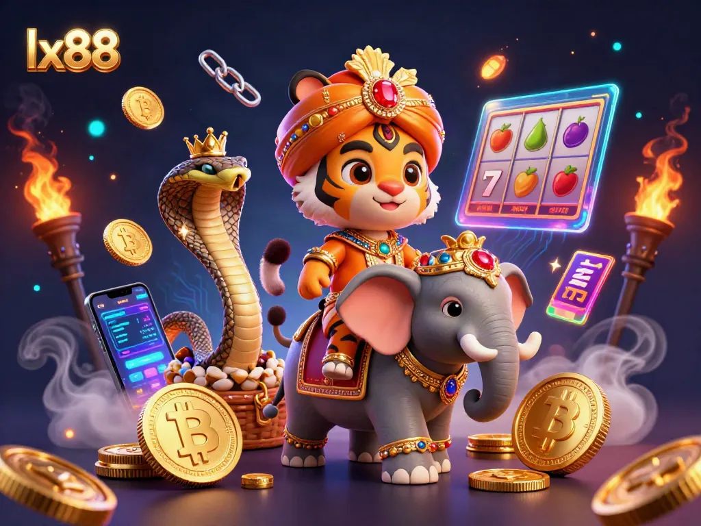 Engage in thrilling gameplay at lx88 featuring exotic characters and vibrant casino elements.