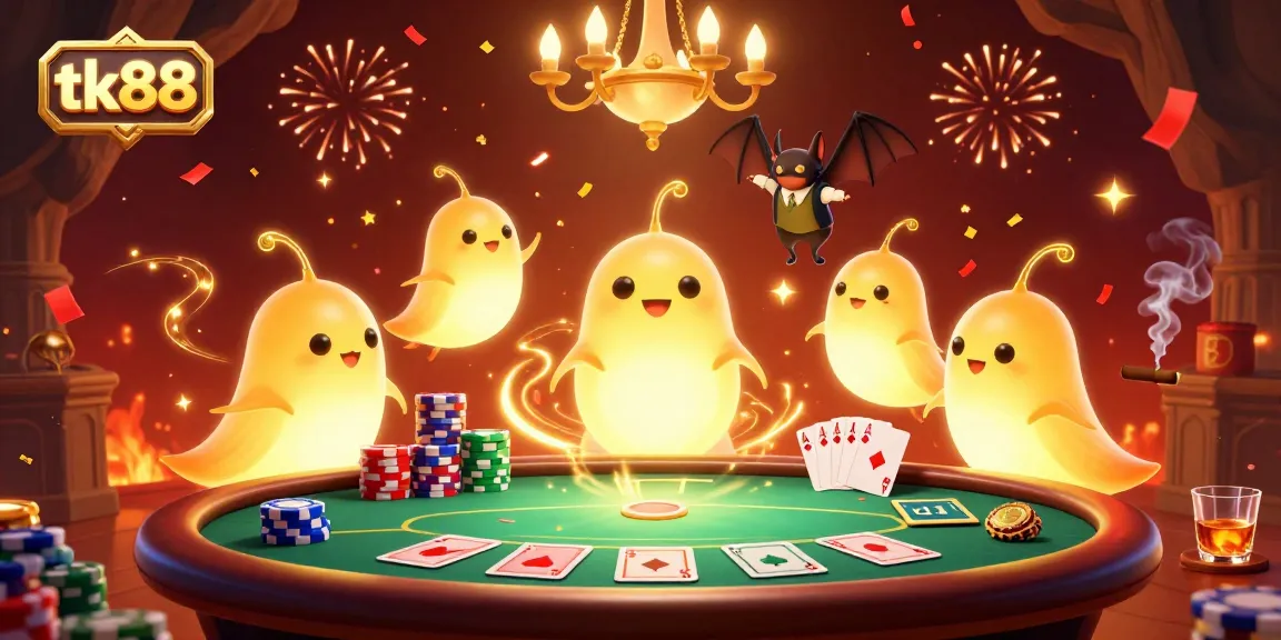 Experience the vibrant tk88 cave casino illuminated by glowworms and a unique bat dealer.