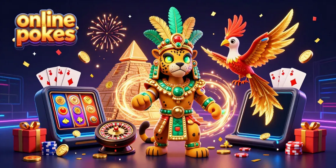 Experience online pokies excitement with dynamic casino-themed action and vibrant characters.