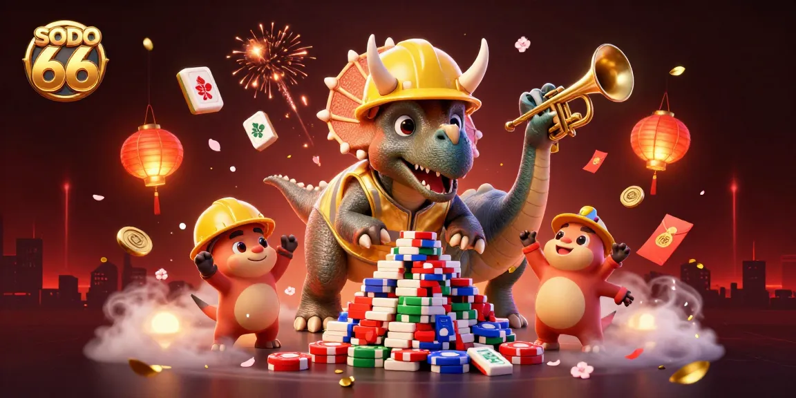 Participate in thrilling gaming fun and celebrate big wins with SODO 66 in a vibrant casino scene.
