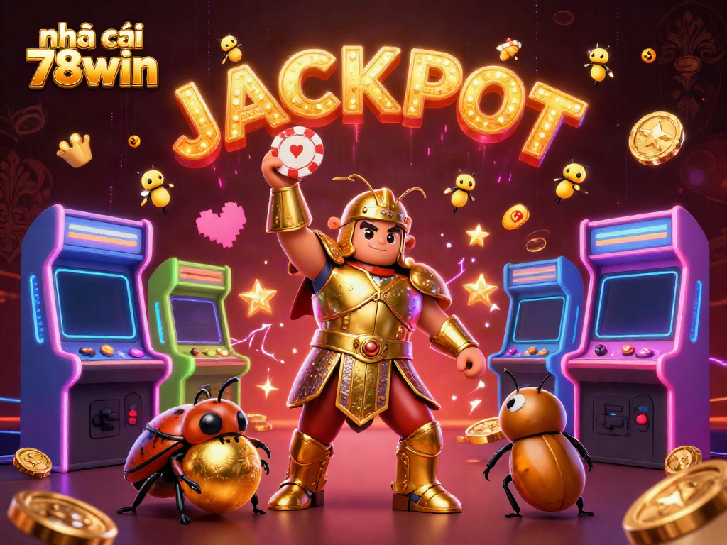Engage with nhà cái 78win and celebrate big wins in this vibrant casino-inspired scene.